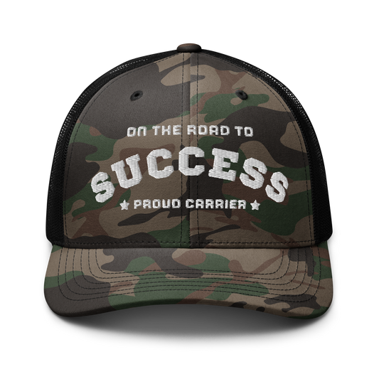 Camouflage trucker hat