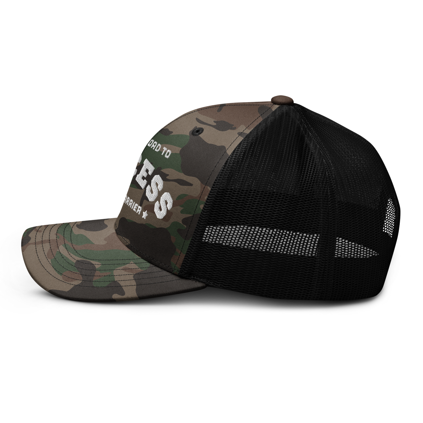 Camouflage trucker hat